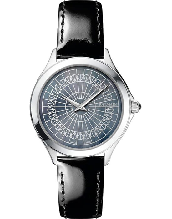 Balmain Balmain Flamea II B4751.32.65  B4751.32.65 кварцевые женские часы синий циферблат, браслет кожаный — вид спереди